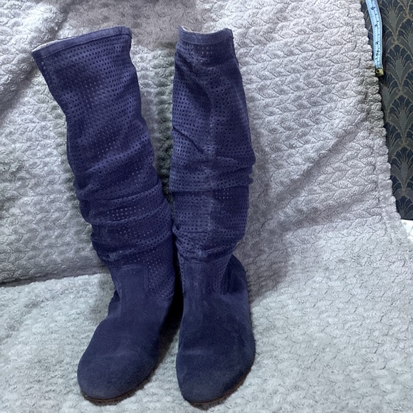 🎉HP🎉UGG Blue Mesh Knee-high Boots - Picture 3 of 16